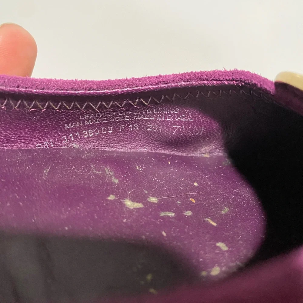 Tory‎ Burch Purple Ballet Suede Reva Flats 7.5
